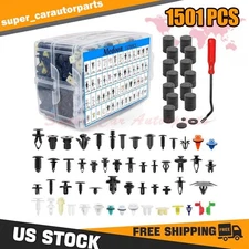 1501X Car Retainer Clips Auto Fasteners Fender Push Trim Clip Pin Rivet Bumper