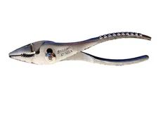 Snap on USA Model 47 Vacuum Grip 8” Long Chrome Slip Joint Pliers With Cutters