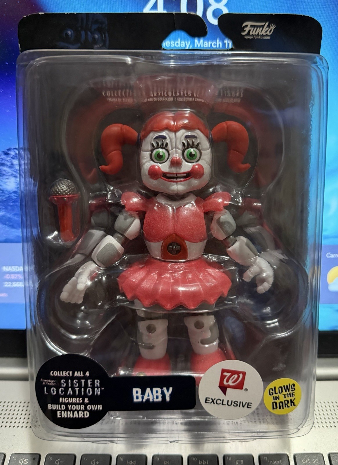 Funko Five Nights At Freddys CIRCUS BABY Figure Sister Location GITDWalgreens EX