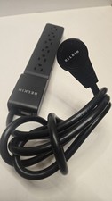 Belkin 6-Outlet Surge Protector 6ft Cord 360 Rotating Plug Black BE106001-06RBLK
