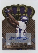 2011 Panini Crown Royale Rookie Gold Signatures 277/499 Stephen Burton Auto 13l2