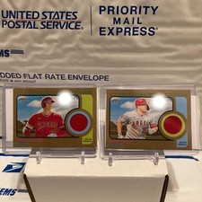 Shohei Otani Trout Angels Dodgers Relic Card 99 Series Heritage Used 2 Pack