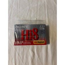 Sony Hi8 Digital8 Video Cassette 120 Minute P6-120HMP New Sealed Metal Particle