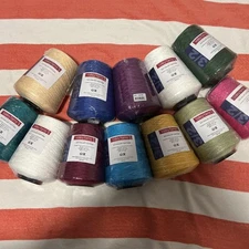 Valley Yarns WEBS 3/2 Cotton 1lb. Cone Color 2194 "Turquoise Blue"