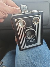 Vintage Antique Eastman Kodak Company Brownie Target Six-20 Film Box Camera