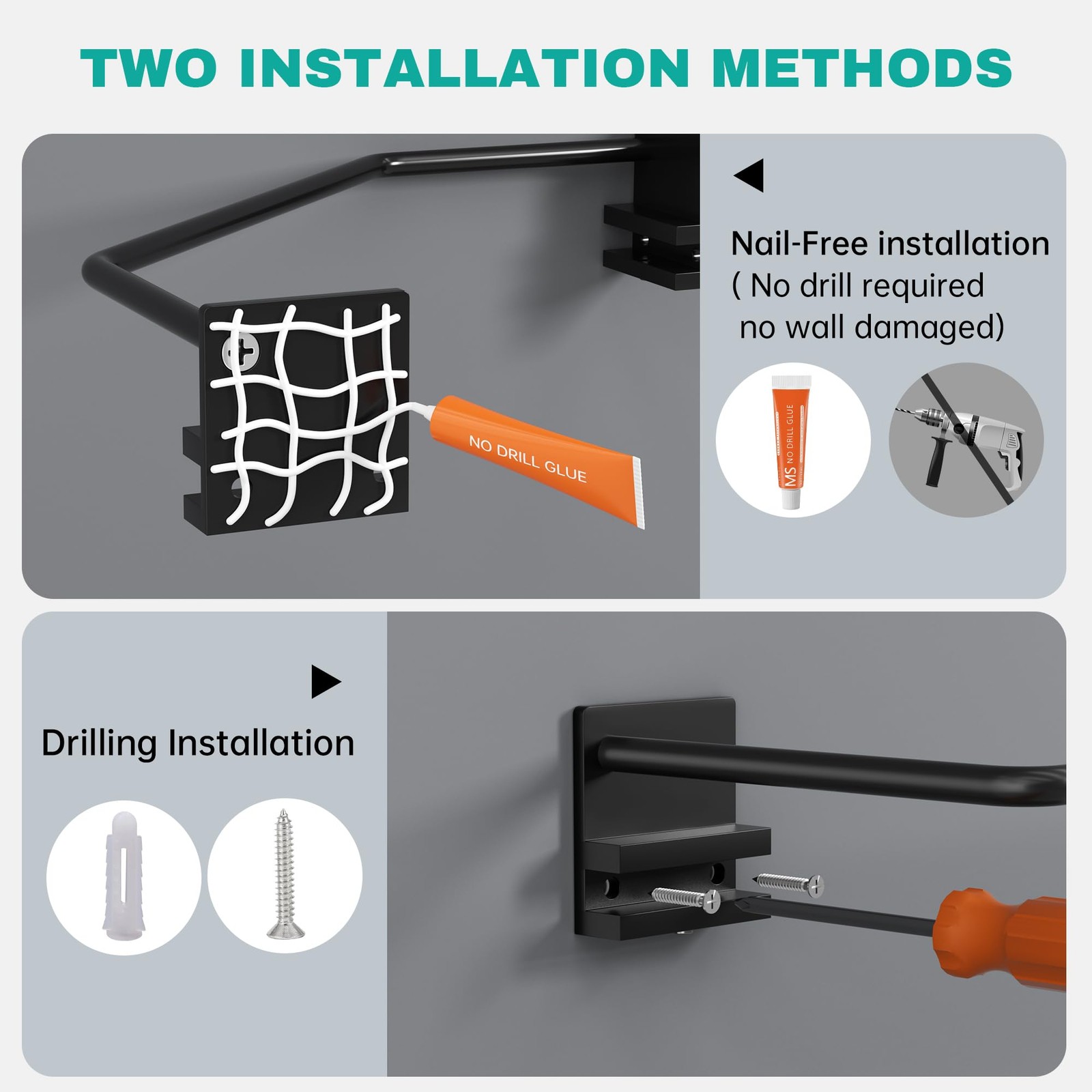 Acrylic Corner Bathroom Counter Organizer - 2 Tier Countertop Storage Shelves...