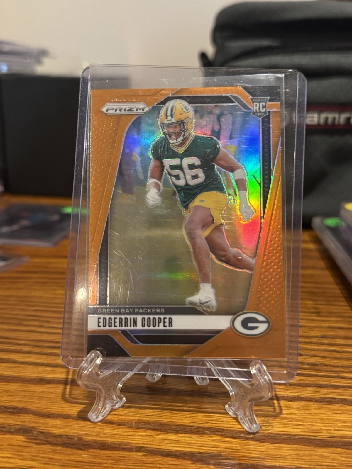 2024 Panini Prizm - Rookies Edgerrin Cooper #331 Orange Prizm /249 (RC)