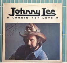 Autographed LP: Johnny Lee “Lookin' For Love” 1980 Asylum 6E-309