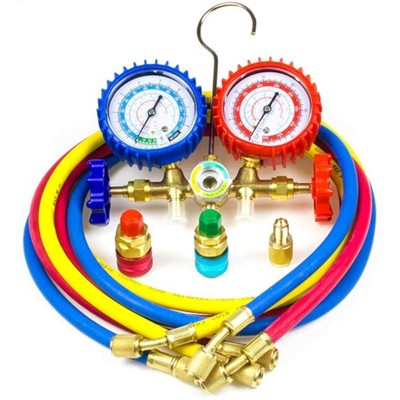 Ziss A/C Diagnostic Manifold Gauge Set for Refrigeration Charging, Fits R12 R...