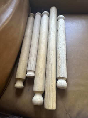 Mülleimer 5 x Holz Nudelhölzer Bauernhaus 19,5 -14 
