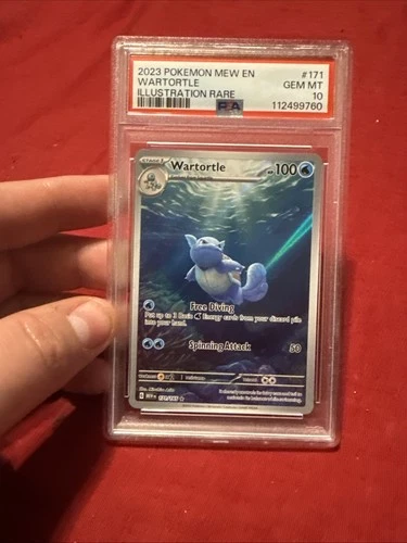 WARTORTLE 2023 POKEMON 151 ILLUSTRATION RARE #171/165 PSA 10