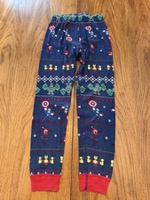 Hanna Andersson Size 130 8 Marvels Avengers Long John Pajamas Organic Cotton