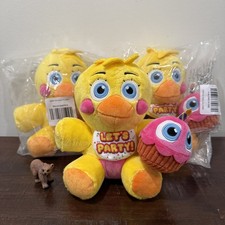FNAF Five Nights at Freddy's Jazwares Chica with Cupcake 8" Plush Wave 2 NEW