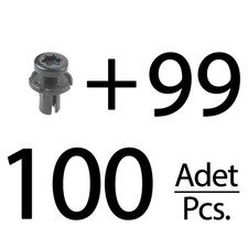 Image of Bumper Clips for Citroen, Renault, Peugeot - Short - 100 Pieces