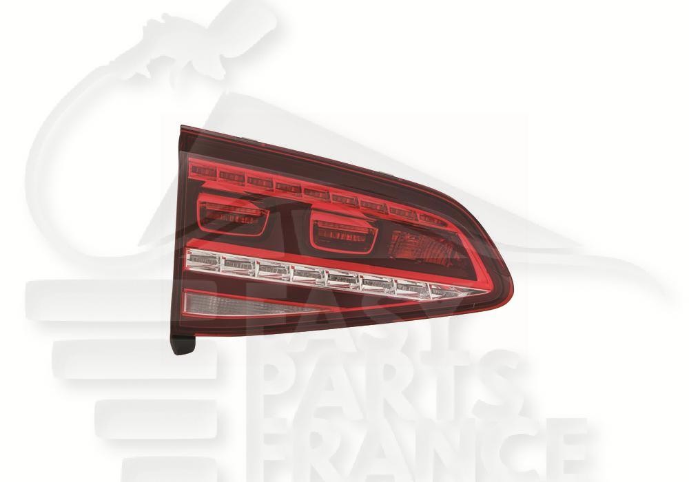 Feu arrière-gauche intérieur LED Golf 7 GTI pour rouler en sécurité la nuit
