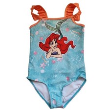 NEW Disney's Princess "Ariel" Girls 1-Piece Swimsuit Size 4