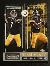 2017 Panini Contenders #TQ-3 Ben Roethlisberger Bell Brown James Harrison Quads