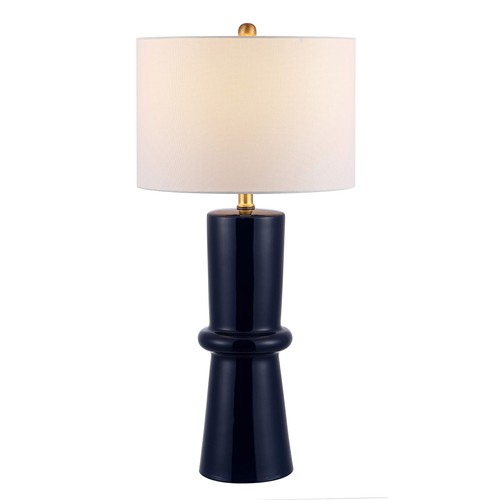 Lighting Collection Ellaria Modern Navy Blue Ceramic 31-inch Bedroom Living R... - Picture 5 of 7