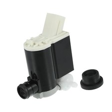 A ABSOPRO Windshield Washer Motor Pump 2.87"x1.97"x3.80", Black, White