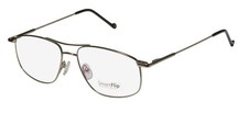 SMARTFLIP 400 CLIP-ON EYEGLASS FRAME/GLASSES WITH OPTIONAL SUNGLASS CLIP-ONS MEN