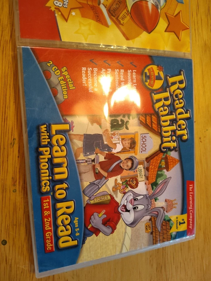 JumpStart: Learning System 2nd Grade (PC CD-ROM, 1996) Reader Rabbit Learn 2 Cd - Image 3 of 4