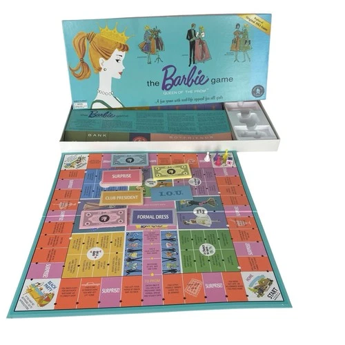 Vintage 1994 The Barbie Game Queen Of The Prom Replica Of 1961 Complete
