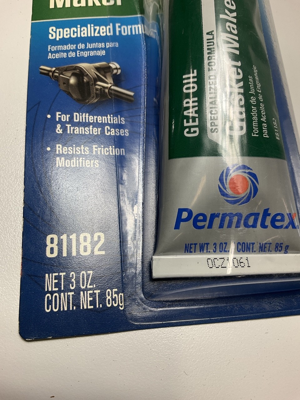 Permatex 81182 Gear Oil RTV Gasket Making Compound 3 Oz