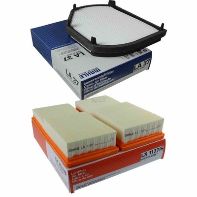 MAHLE / KNECHT Set Filterpaket Innenraumfilter LA 37 Luftfilter LX 1137/S