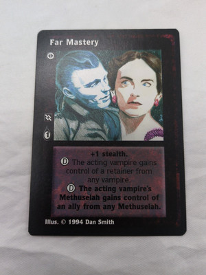 Far Mastery Jyhad Vampire The Eternal Struggle Rare Card