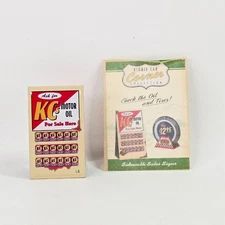 1997 Hallmark Kiddie Car Corner Collection Sidewalk Sales Sign KC's Motor Oil