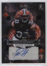 2023 5 Card Draw Stacked Deck Ace of Clubs 1/1 Ronnie Hickman Rookie Auto RC sq1. rookie card picture