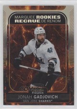 2021 O-Pee-Chee Platinum Marquee Rookies Hot Magma 176/499 Jonah Gadjovich 0b1f