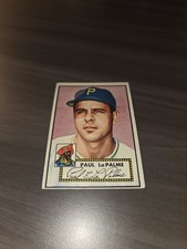 1952 Topps Paul LaPalme #166 Ex Baseball Set Break Free Combined S+H