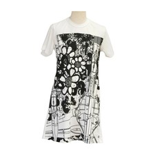 Comme Des Garcons T-Shirt Sunflower Fighter Xs Size White Made In Japan Ad2017 W