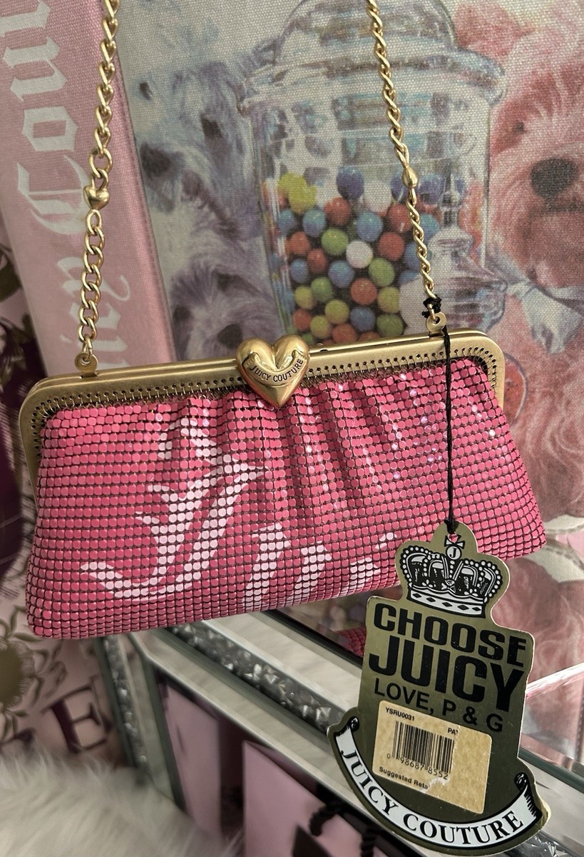 Rare NWT P&G 2004 Y2K McBling Juicy Couture Pink Chain Mail Link