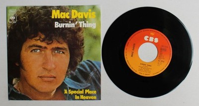 Mac Davis Burnin' Thing GER 7inch Vinyl Single 1975 Country