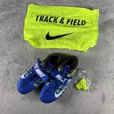 Nike Zoom TJ Elite Triple Jump Blue/Volt Track Spikes 705394-413 Men's Size 11
