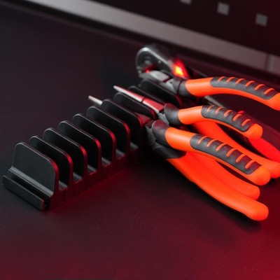 24 pcs Magnetic Plier Organizer Set | Modular Tool Storage for Mechanics & Techn