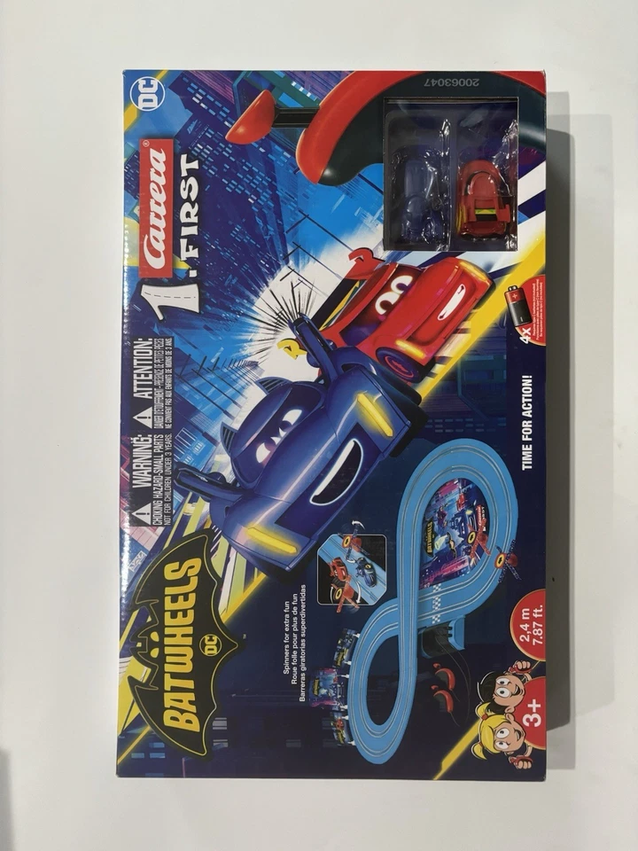 Carrera Batwheels PRIMER Juego de Carreras de Juguete Coche Ranura Sellado Nuevo Foto 2 de 4
