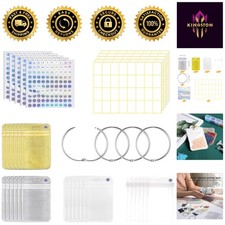 200 Durable Resealable Bags and Accessories for Diamond Painting Organization