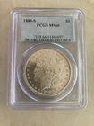 1880-S Morgan Silver Dollar. PCGS MS66. Key Date. Beautiful Blast White Gem!