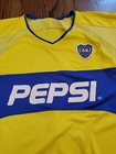 Club Atletico Boca Juniors Pepsi Soccer Jersey Mens Size Large Futbol  — photo 3