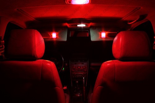 Paquete de 9 luces interiores LED rojas para Dodge Dart 2013-2016 + herramienta de palanca - Imagen 6 de 7