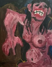 Nude Woman  Acrylic on Canvas, 11 x 14