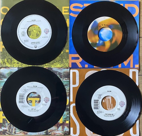 R.E.M. – Box Set Singleactiongreen 4 x 7" (VINYL 1989 US VG+/VG+) Alt Rock - Picture 6 of 6