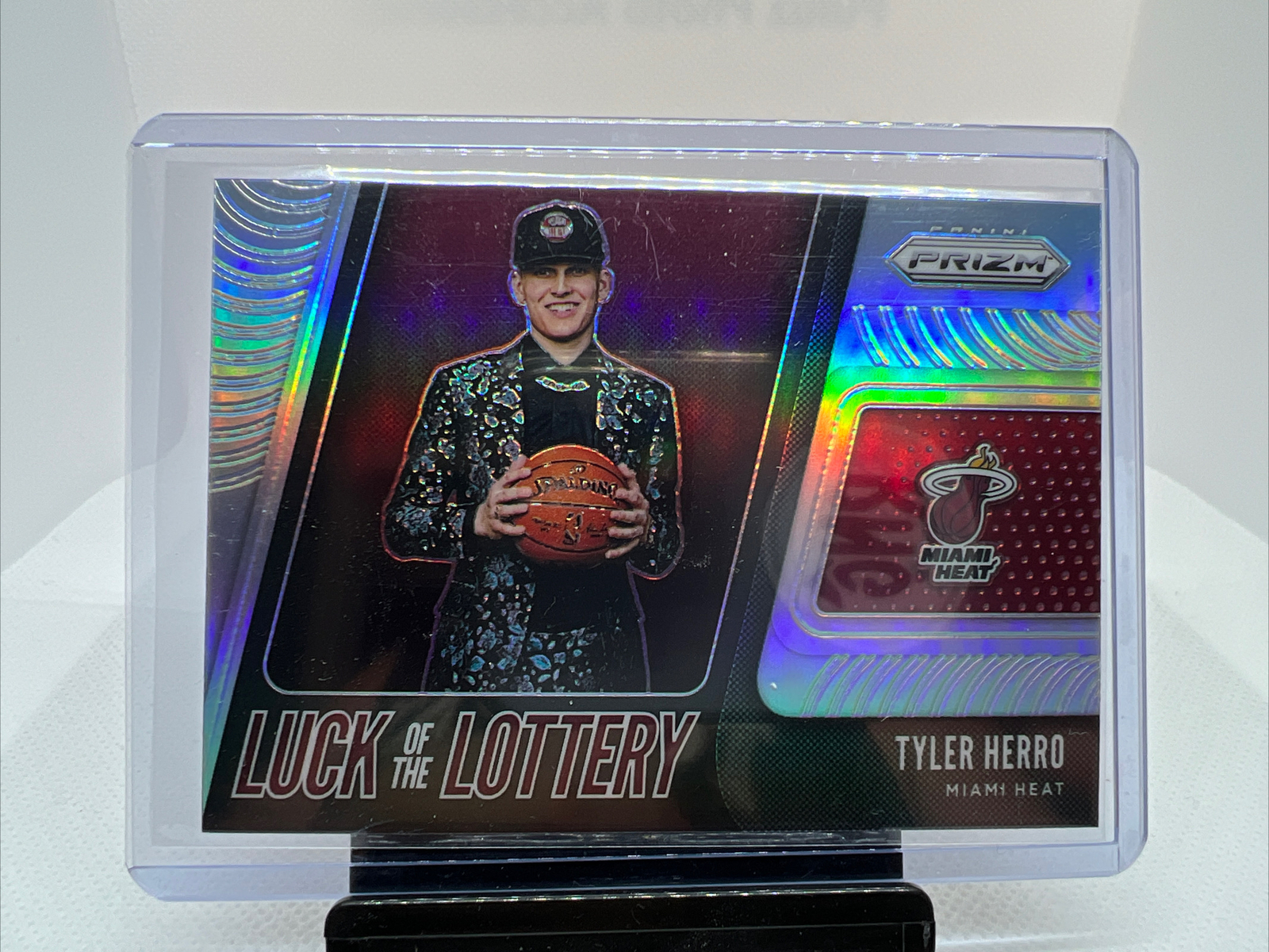 2019-20 Prizm TYLER HERRO Luck Of The Lottery Rookie Silver Prizm #13 Miami Heat