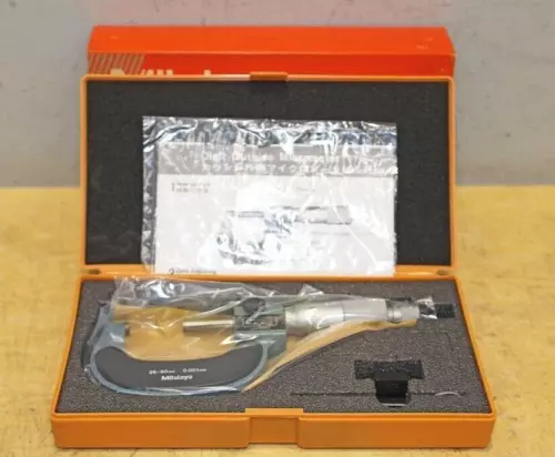 Mitutoyo 193-112 M820-50 Digit Outside Micrometer Ratchet Stop 25-50mm New Japan