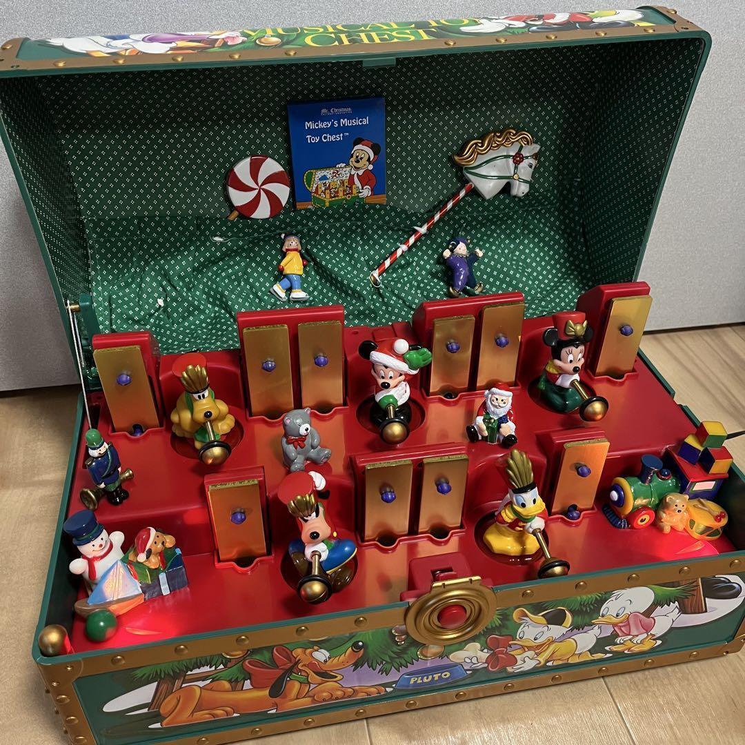 Mickeys Musical Toy Chest Mr Christmas Disney Bells w/Box Mickeys Musical Toy Chest Mr Christmas Disney Bells w/Box