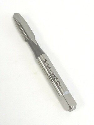 1/4-28 GH3 2FLUTE SPIRAL POINT PLUG TAPS BRIGHT OSG 1230400  - NEW IN PACKAGE