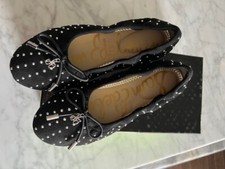 NEW Sam Edelman Felicia Ballet Studs Kids Shoes SIZE USA 1 BLACK
